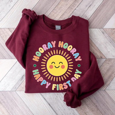 Happy First Day of School Sweatshirt