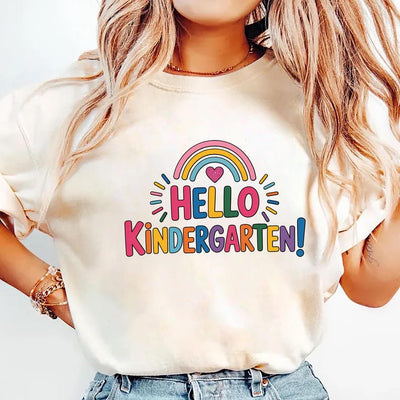 Hello Kindergarten Short Sleeve Shirt