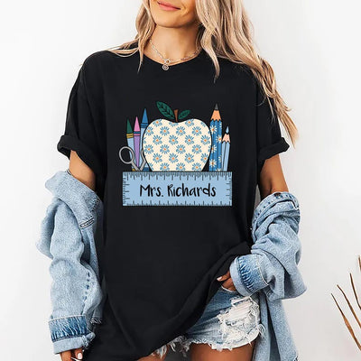 Custom Teacher Short Sleeve T-Shirt