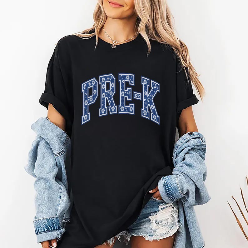 Pre-K Teacher Shirt, PreK Back to School Shirt, Elementary Teacher Tee