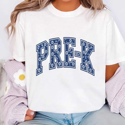 Pre-K Teacher Shirt, PreK Back to School Shirt, Elementary Teacher Tee