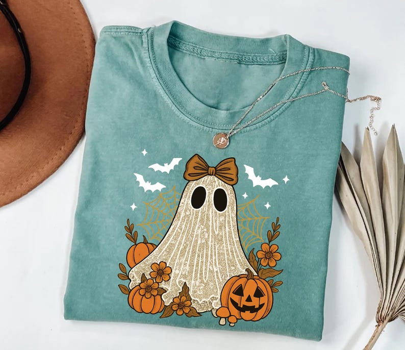Boo In Boojee Shirt, Cute Lace Ghost Shirt, Halloween Boo Bow Tee