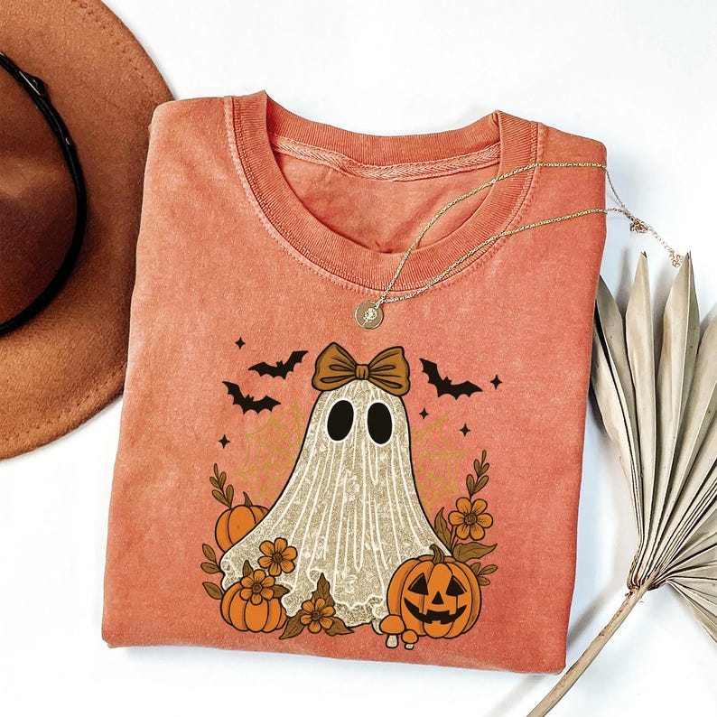Boo In Boojee Shirt, Cute Lace Ghost Shirt, Halloween Boo Bow Tee