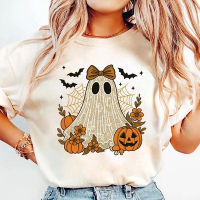 Boo In Boojee Shirt, Cute Lace Ghost Shirt, Halloween Boo Bow Tee