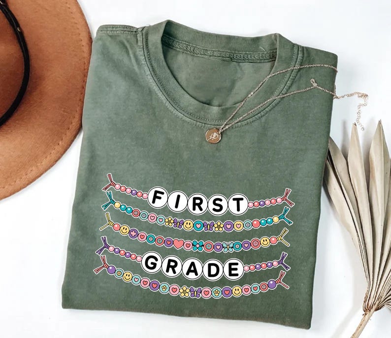 First Grade Teacher Shirt, 1st Grade Crew Back to School Shirt