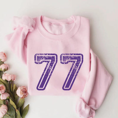 Custom Football Number Sweatshirt, Personalized College Football SweatShirt, Game Day Team Number SweatShirt