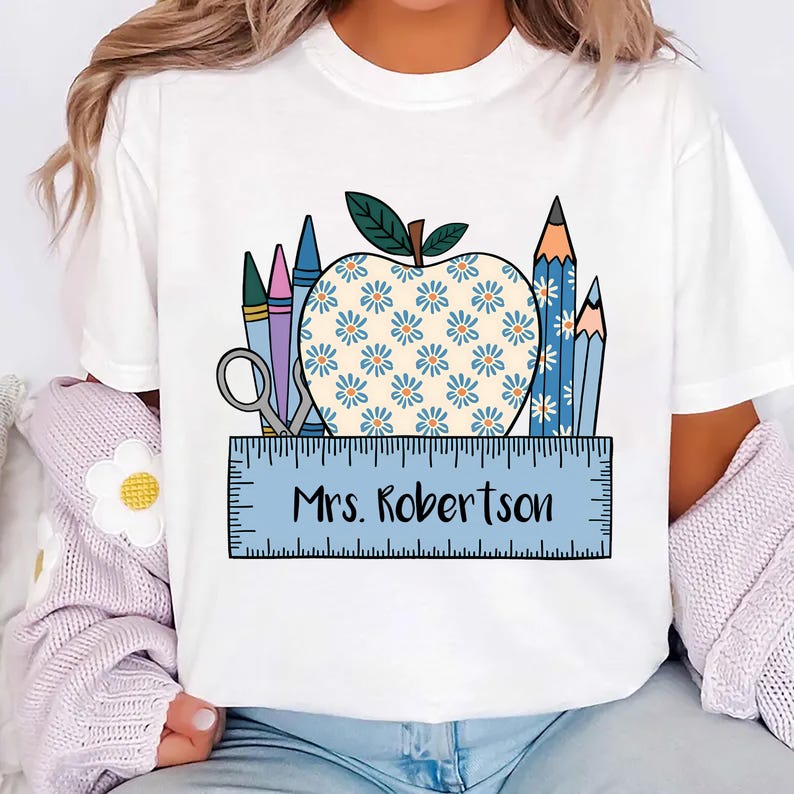 Custom Teacher Short Sleeve T-Shirt