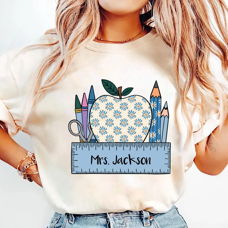Custom Teacher Short Sleeve T-Shirt