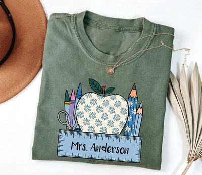 Custom Teacher Short Sleeve T-Shirt