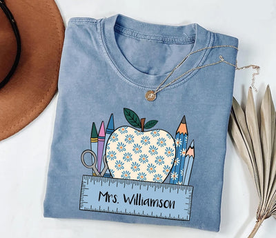 Custom Teacher Short Sleeve T-Shirt