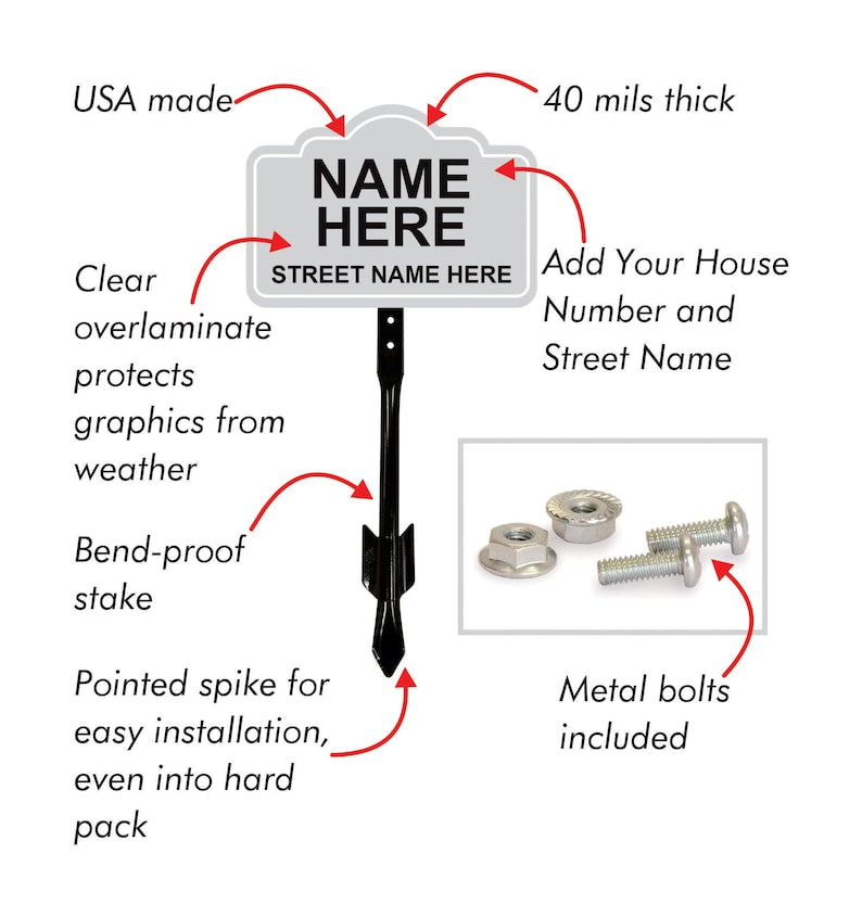 3 Pack Please Leave Packages at Side Door Yard Sign with 16" Stake, Aluminum Delivery Instruction Sign, Outdoor Parcel Drop Off Lawn Sign