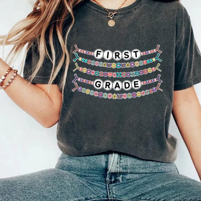 First Grade Teacher Shirt, 1st Grade Crew Back to School Shirt