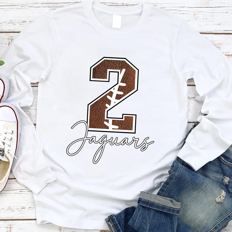 Custom Football Long Sleeve Shirt, Personalized Football Team Long Sleeve Shirt