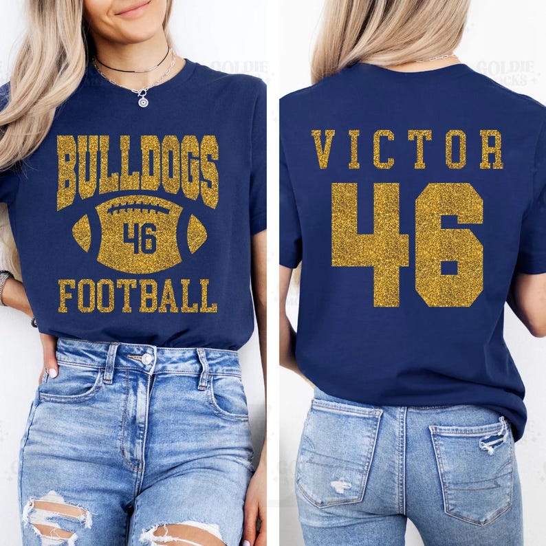 Custom Football Mascot Short Sleeve Shirt, Personalized Team Spirit Tee, Football Mom Short Sleeve Shirt, Customized Game Day Short Sleeve Shirt