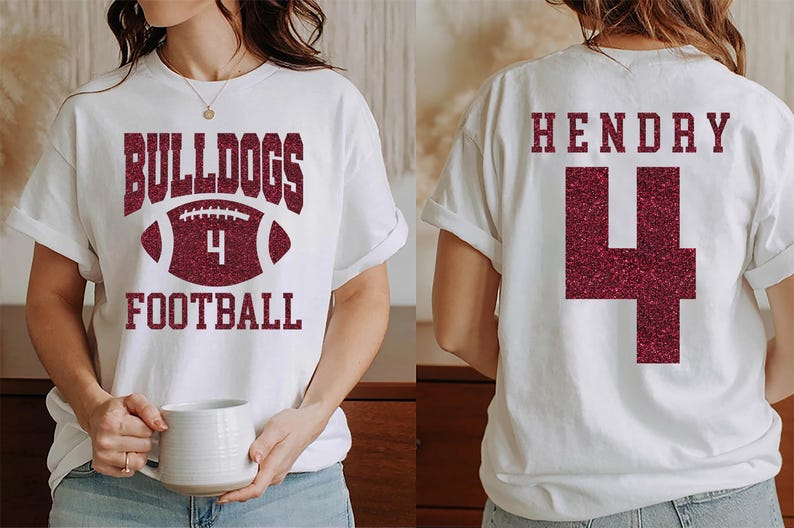 Custom Football Mascot Short Sleeve Shirt, Personalized Team Spirit Tee, Football Mom Short Sleeve Shirt, Customized Game Day Short Sleeve Shirt