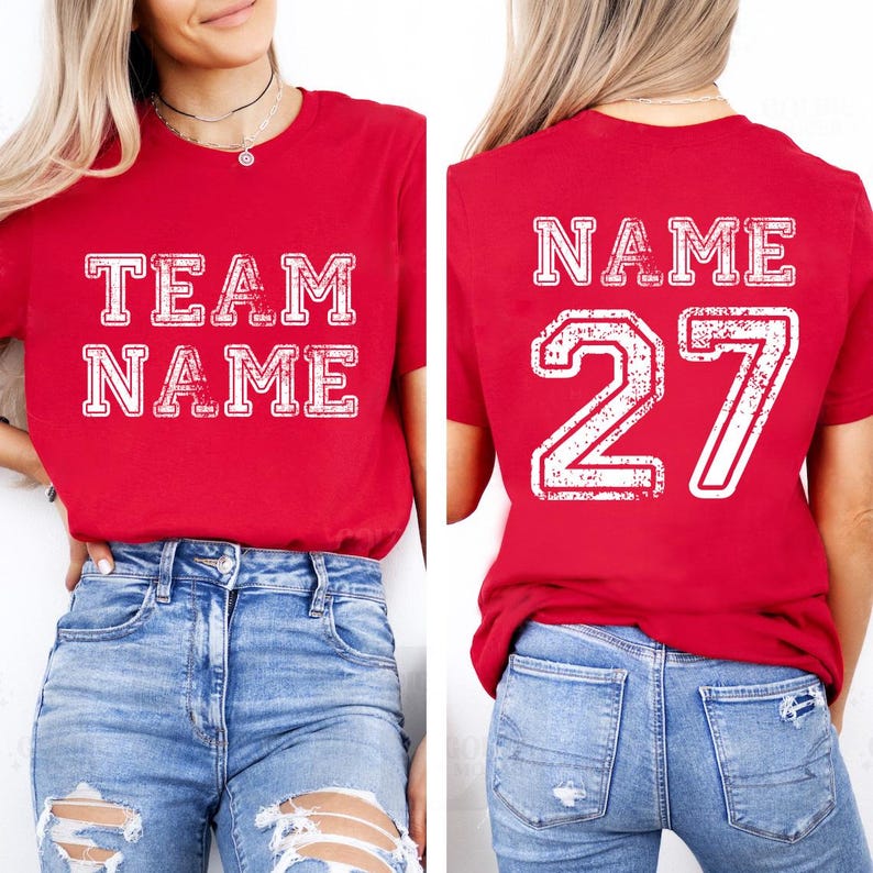 Custom Sports Team Name Short Sleeve Shirt, Personalized Sports Short Sleeve Shirt, Family Number Tee, Your Team Name Short Sleeve Shirt