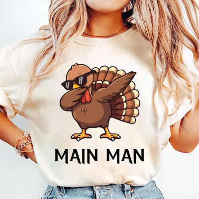 Custom Thanksgiving Family Dinner Short Sleeve Shirt, Thanksgiving Puns Short Sleeve Shirt, Thanksgiving Foods Group Tee