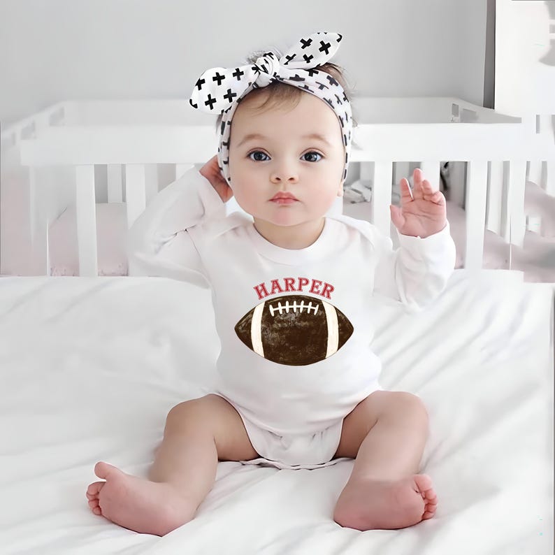 Retro Personalized Football Shirt, Football with Custom Name Graphic Shirt, Kids Fall Sports Tee