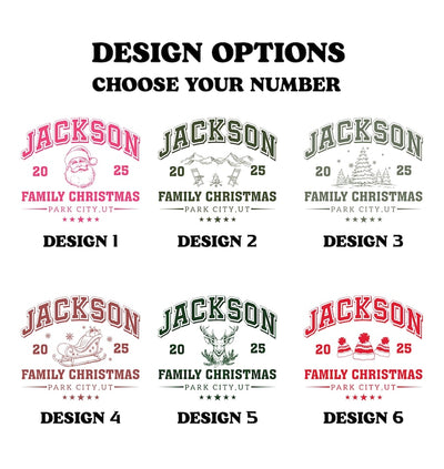 Custom Family Christmas Short Sleeve Shirt, Matching Family Christmas Short Sleeve Shirt, Personalized Name Christmas Tee