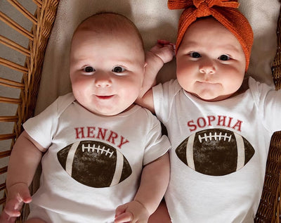 Retro Personalized Football Shirt, Football with Custom Name Graphic Shirt, Kids Fall Sports Tee