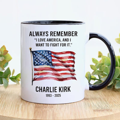 A True Patriot Charlie Kirk Ceramic Mug, Justice for Charlie Coffee Cup, Charlie Kirk Freedom Mug, Charlie Kirk Is My Hero Gift Idea