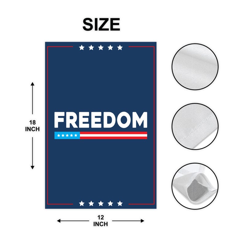 Justice for Charlie Garden Flag, A True Patriot Charlie Kirk Yard Flag, Charlie Kirk Is My Hero Outdoor Flag, Charlie Kirk Freedom Flag