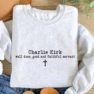 Justice for Charlie Sweatshirt, A True Patriot Charlie Kirk SweatShirt, Charlie Kirk Is My Hero Tee