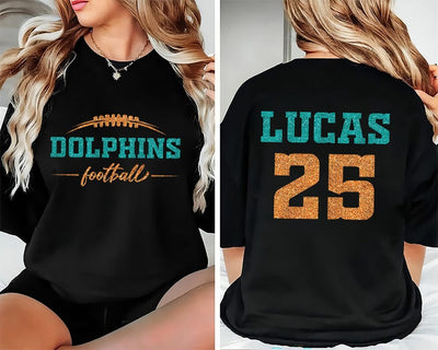 Custom Football Mascot Short Sleeve Shirt, Personalized Team Spirit Tee, Football Mom Short Sleeve Shirt, Customized Game Day Short Sleeve Shirt