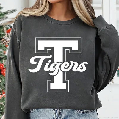 Custom School Mascot Sweatshirt, School Spirit SweatShirt, Personalized School SweatShirt, Personalized Mascot SweatShirt