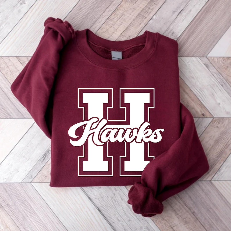 Custom School Mascot Sweatshirt, School Spirit SweatShirt, Personalized School SweatShirt, Personalized Mascot SweatShirt