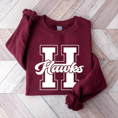 Custom School Mascot Sweatshirt, School Spirit SweatShirt, Personalized School SweatShirt, Personalized Mascot SweatShirt