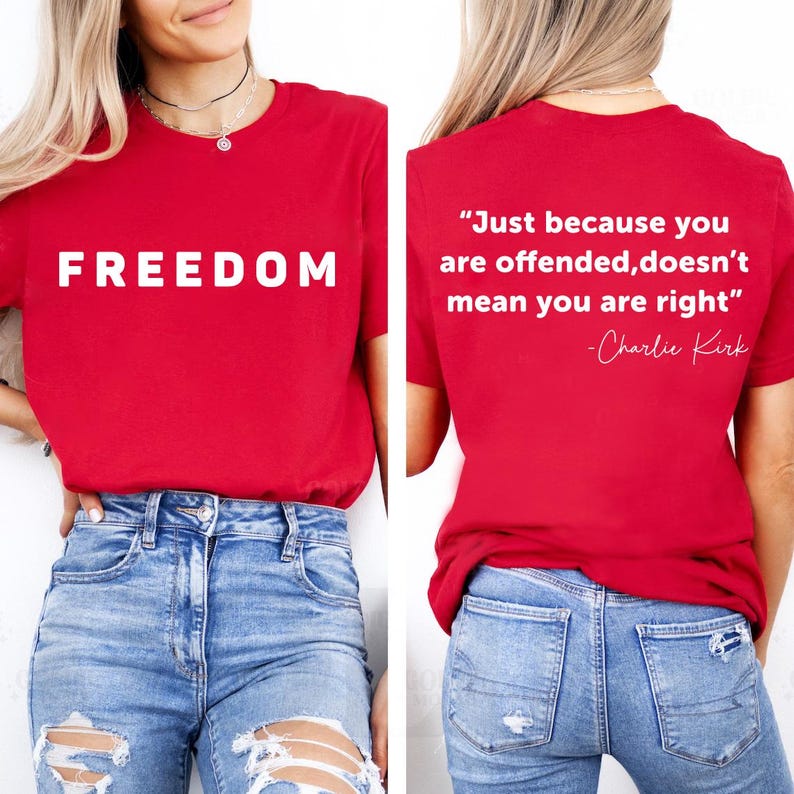 Charlie Kirk Freedom Short Sleeve Shirt, A True Patriot Charlie Kirk Short Sleeve Shirt, Charlie Kirk Is My Hero Tee