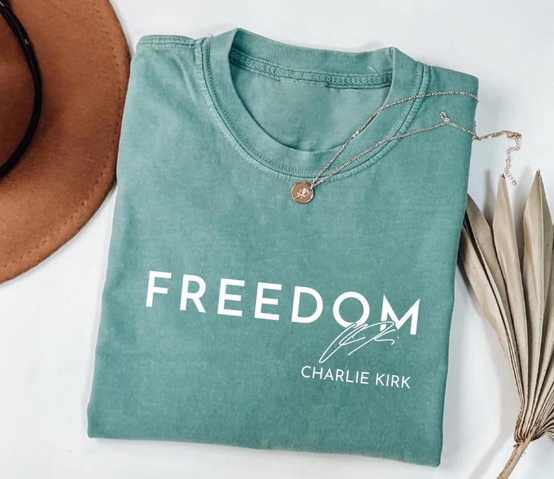 Charlie Kirk Freedom Short Sleeve Shirt, A True Patriot Charlie Kirk Short Sleeve Shirt, Charlie Kirk Is My Hero Tee