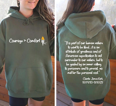 Charlie Kirk Freedom Hoodie, A True Patriot Charlie Kirk Hoodie, Charlie Kirk Is My Hero Hoodie