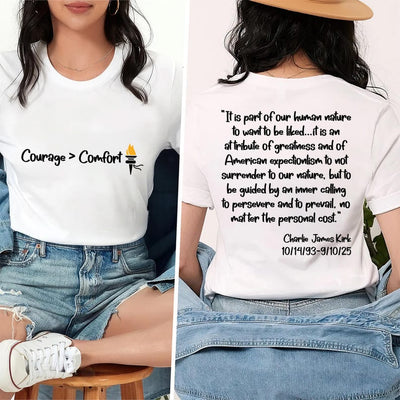 Charlie Kirk Freedom Short Sleeve Shirt, A True Patriot Charlie Kirk Short Sleeve Shirt, Charlie Kirk Is My Hero Tee