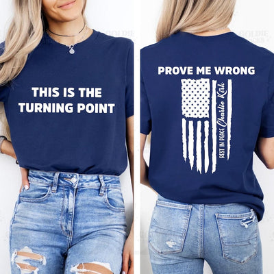 Charlie Kirk Freedom Short Sleeve Shirt, A True Patriot Charlie Kirk Short Sleeve Shirt, Charlie Kirk Is My Hero Tee