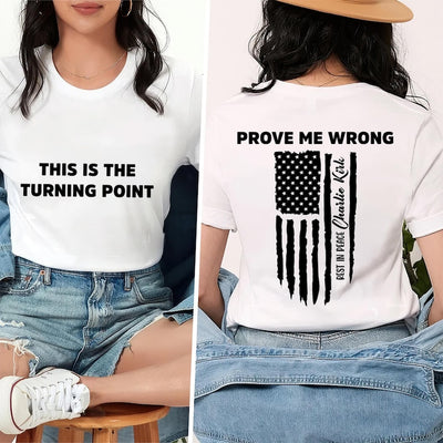 Charlie Kirk Freedom Short Sleeve Shirt, A True Patriot Charlie Kirk Short Sleeve Shirt, Charlie Kirk Is My Hero Tee