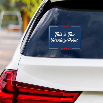 Justice for Charlie Vinyl Sticker, A True Patriot Charlie Kirk, Charlie Kirk Freedom, Charlie Kirk Is My Hero Bumper Sticker, 6" x 4.5"