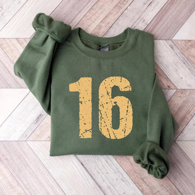 Custom Football Number Sweatshirt, Personalized Custom Number SweatShirt, College Football SweatShirt, College Football Game Day SweatShirt