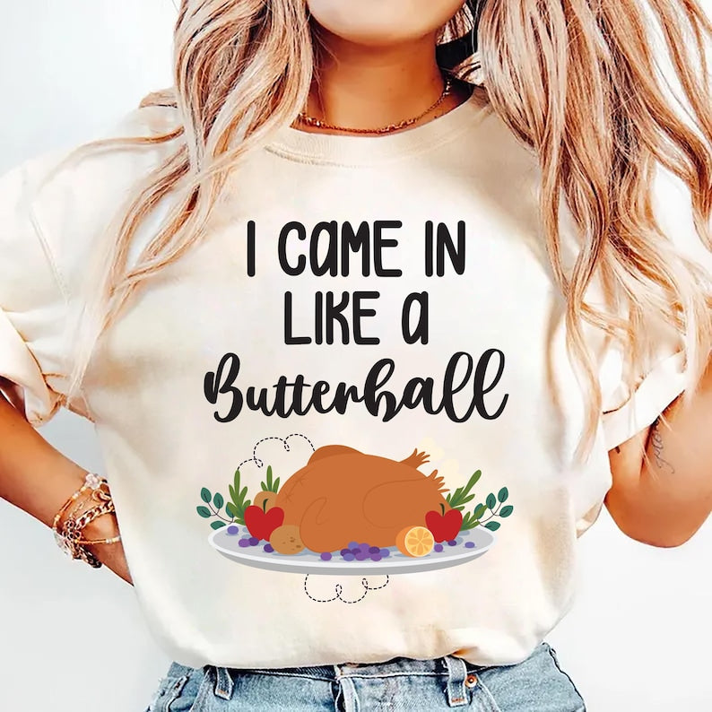 Family Thanksgiving Short Sleeve Shirt, Funny Thanksgiving Puns Short Sleeve Shirt, Matching Family Tee, Turkey Day, Fall Friendsgiving Group Short Sleeve Shirt