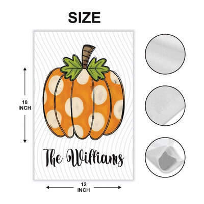 Pumpkin Garden Flag, Fall Outdoor Yard Decoration, Thanksgiving Welcome Sign, Autumn Patio Accent, Weather-Resistant Harvest Garden Decor