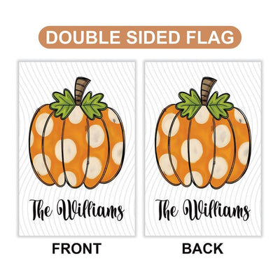 Pumpkin Garden Flag, Fall Outdoor Yard Decoration, Thanksgiving Welcome Sign, Autumn Patio Accent, Weather-Resistant Harvest Garden Decor