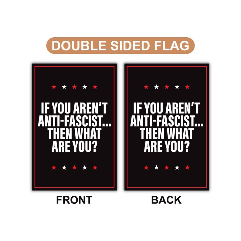 No Kings In America Garden Flag, 12x18 Inch Double Sided, Democracy Not Oligarchy, Anti-Trump Flag, Resist Racism Flag, Resist Fascism Flag
