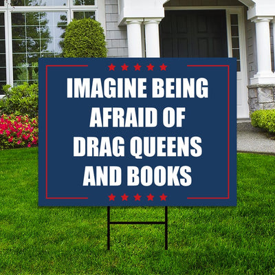 No Kings In America Yard Sign - Democracies Have No Kings Lawn Sign, Anti-Trump, Resist Racism, Resist Fascism Yard Sign with Metal H-Stake