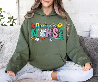 Dialysis Nurse Hoodie, Nephrology Tech Gift Hoodie, Nurse Appreciation Hoodie, Dialysis RN Hoodie, Nephrology Nurse