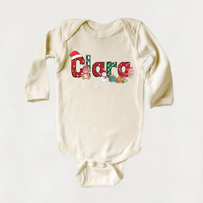 Custom Christmas Kids Shirt, Personalized Christmas Name Shirt, Toddler Christmas Shirt, Christmas Kids Gift, Alphabet Kids Christmas Shirt