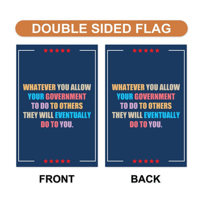 Abolish ICE Garden Flag, Double Sided, Keep the Immigrants, Deport the Racists Flag, Anti-Trump, Resist Racism Flag, Resist Fascism Flag