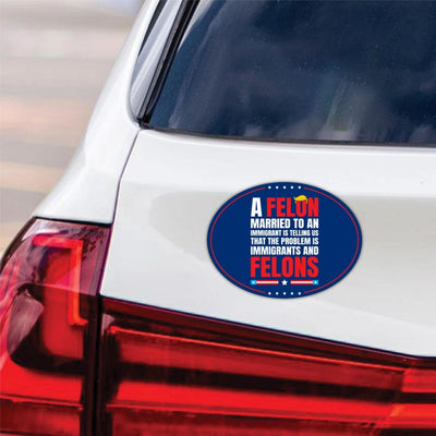 Democracy Has No Kings Magnet, No Kings In America Protest, Anti-Trump, Resist Racism Car Magnet, Resist Fascism Vehicle Magnet, 6" x 4.5"