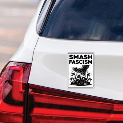 FIGHT FASCISM Magnet, No Kings In America Protest, Anti-Trump, Resist Racism Car Magnet, Resist Fascism Vehicle Magnet, 6" x 4.5"