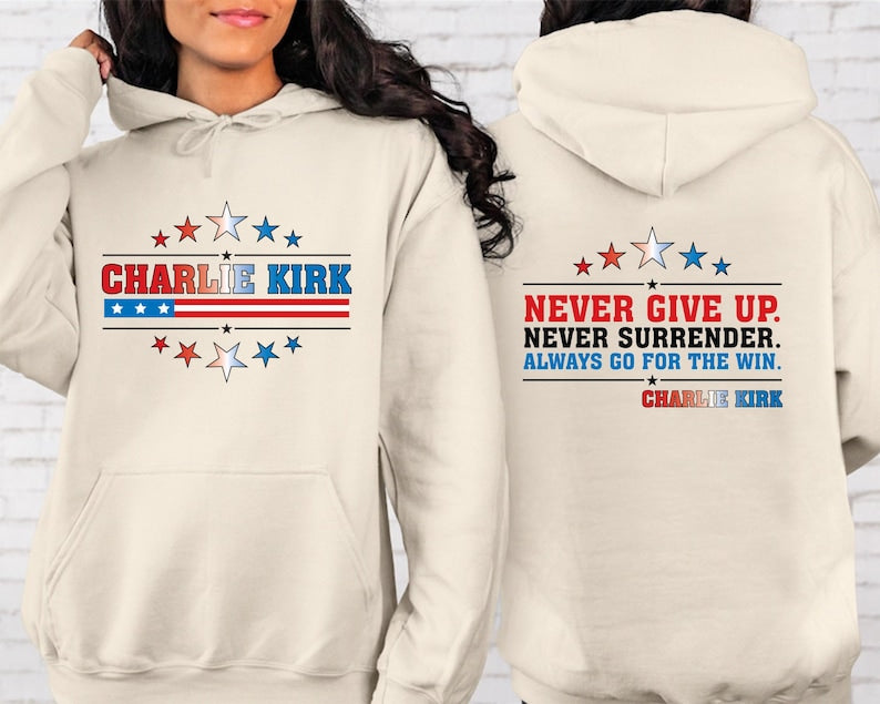 Justice for Charlie Hoodie, A True Patriot Charlie Kirk Hoodie, Charlie Kirk Is My Hero Hoodie